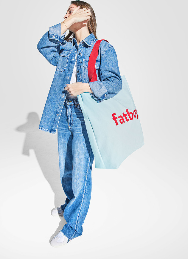 Bolsa Baggy, azul claro