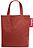 Borsa Carry-All rossa in materiale riciclato