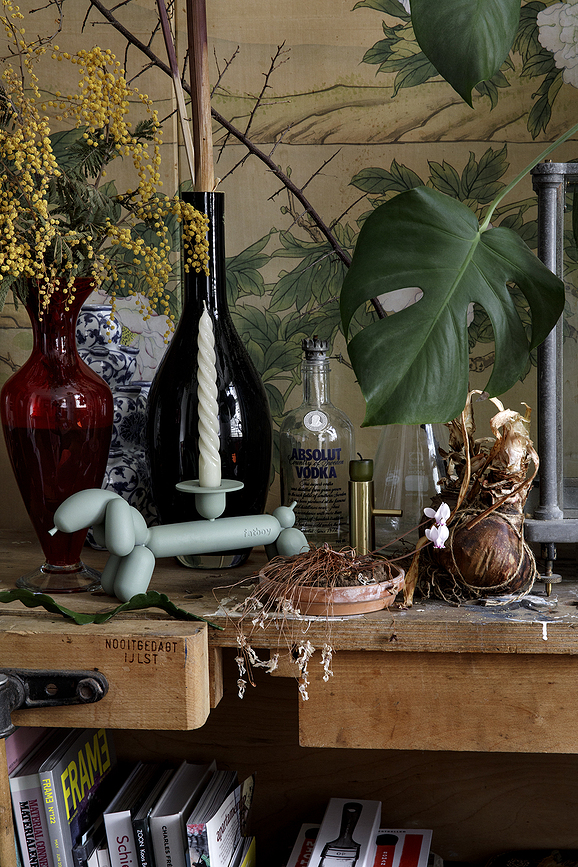 Can-Dog Κηροπήγιο, γαλάζιο