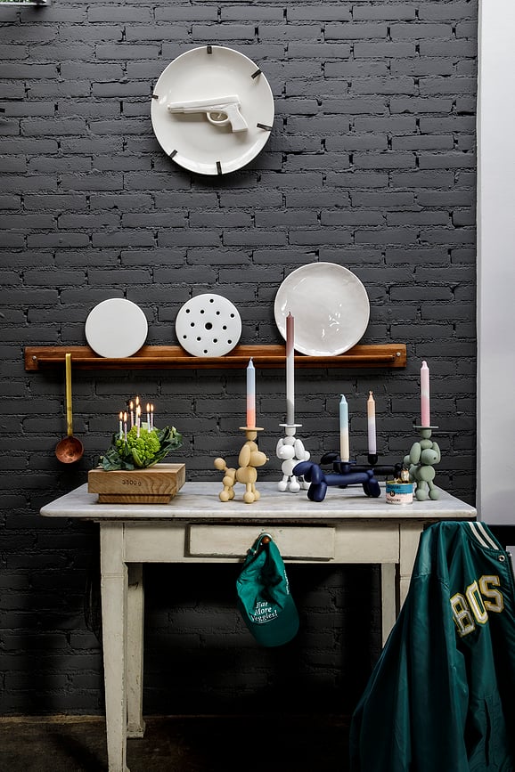 Can-Dolly Svečnik, svetlo moder