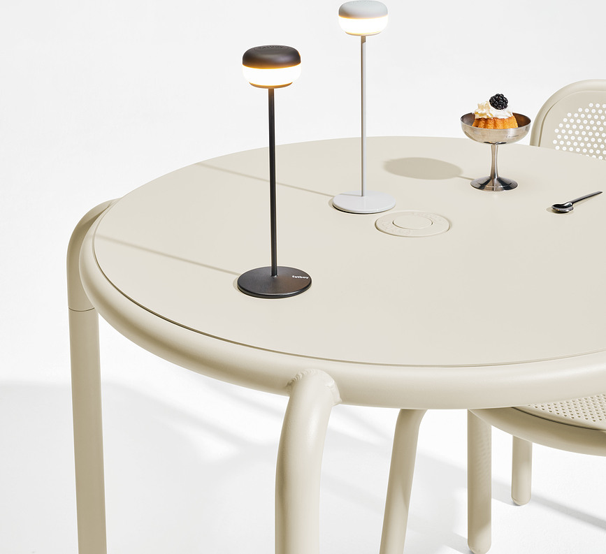 Cheerio Lampe de Table sans fil, vert sauge