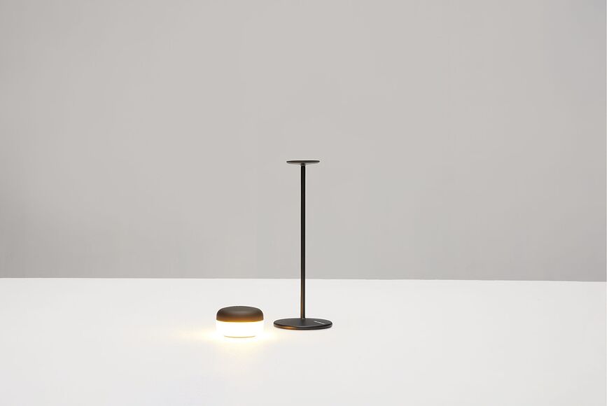 Cheerio Lampe de Table sans fil, vert sauge