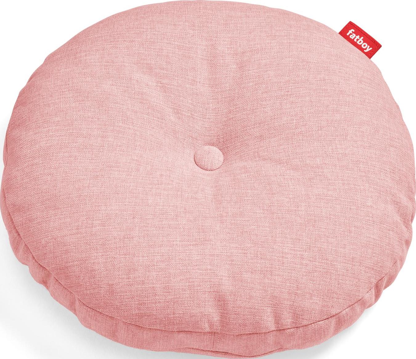 Circle Kissen gestreift rosa