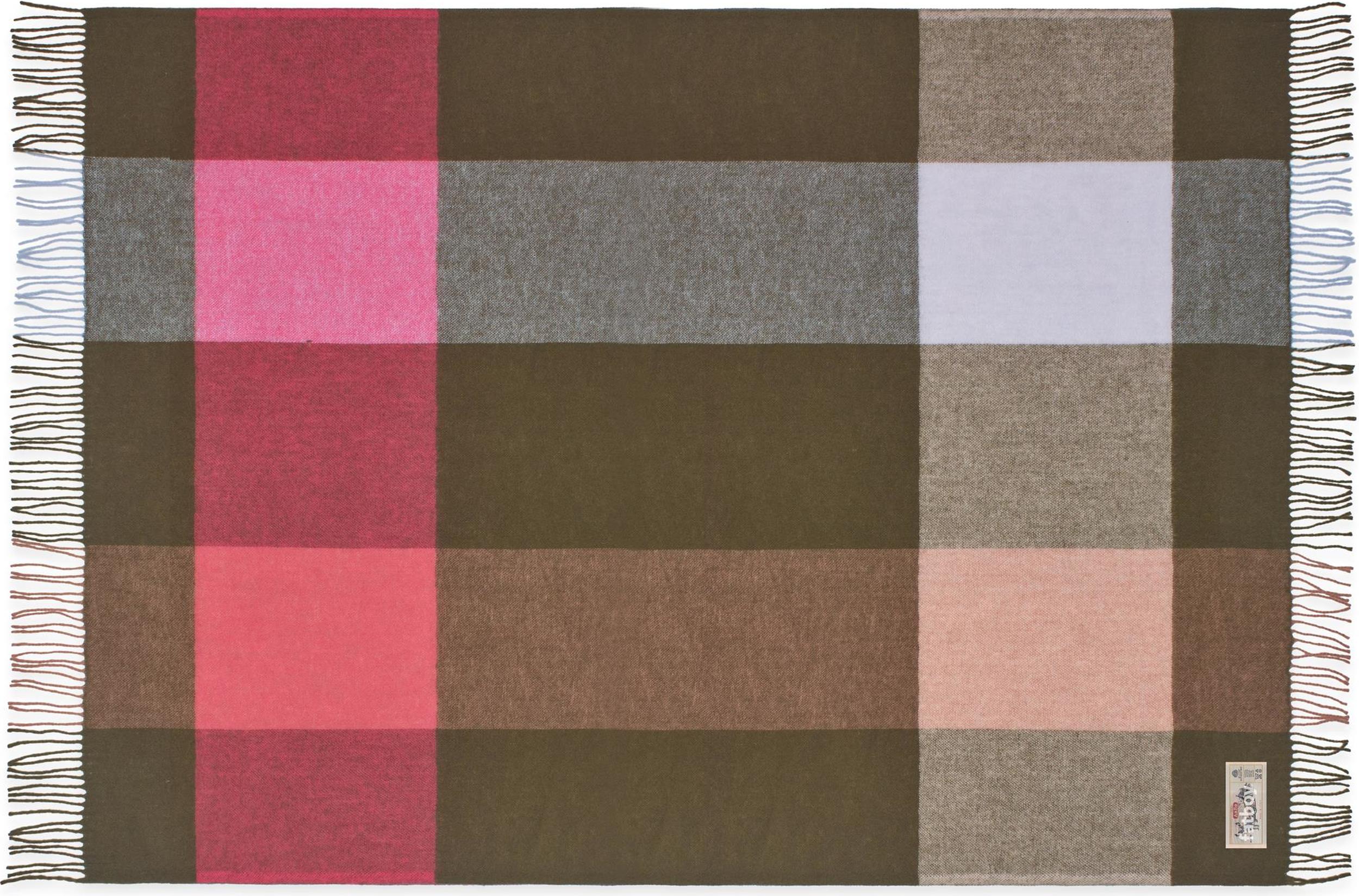 Colour Blend Rhubarb Decke 130 x 185 cm