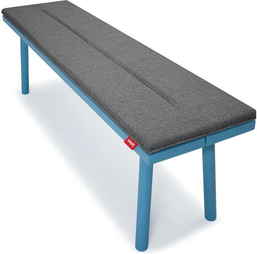 Coussin pour banc de jardin Fred's 40 x 160 cm gris foncé