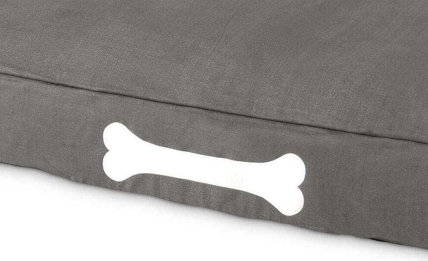 Cuccia per cani Doggielounge Canvas L 120 x 80 cm, marrone