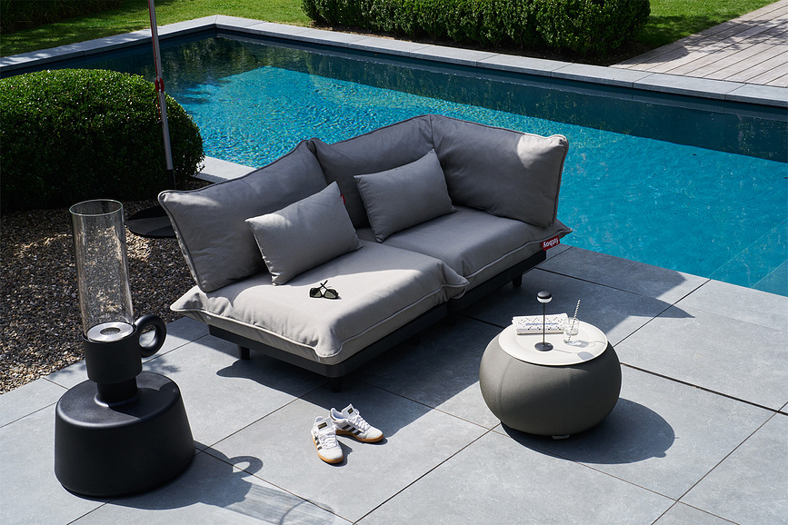 Cuscino da giardino King Royal grigiastro
