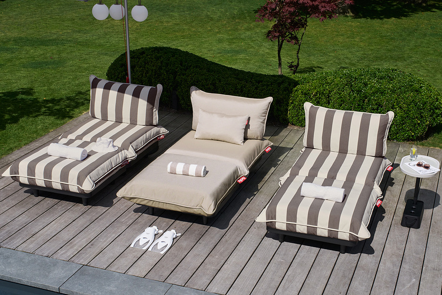 Cuscino da giardino King Royal grigiastro