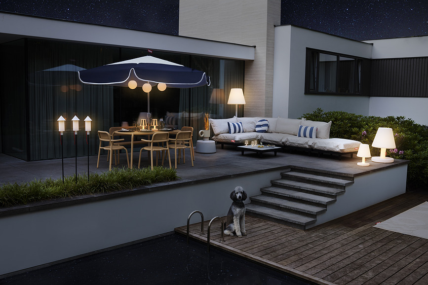 Edison the Giant Φωτιστικό Δαπέδου, λευκό