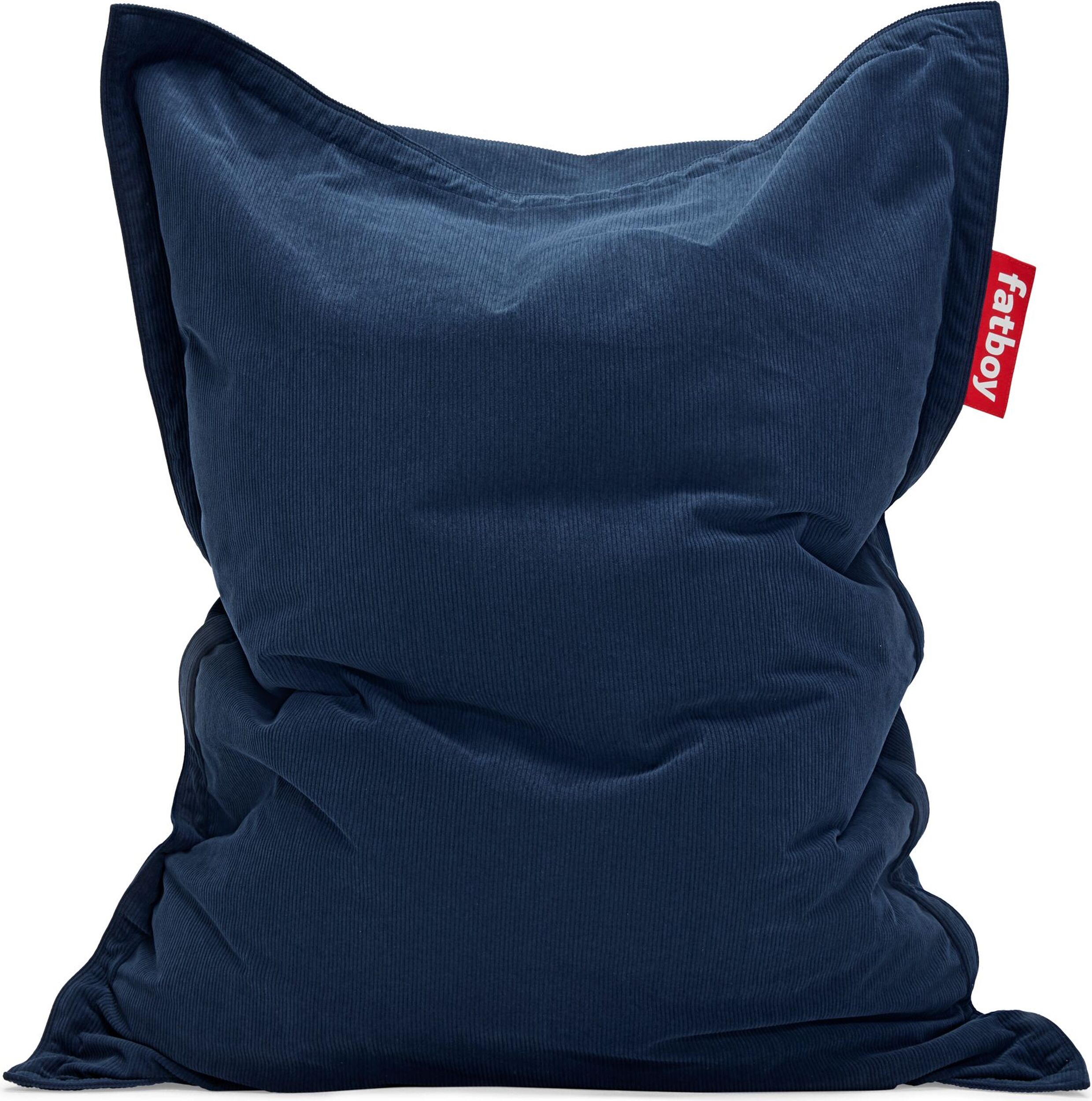 Fatboy The Original Slim Cord Pouf marineblau recycelt