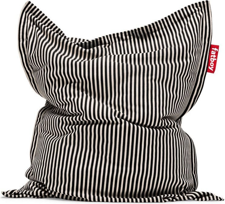 Fatboy The Original Slim Terry Sitzsack schwarz-cremefarben