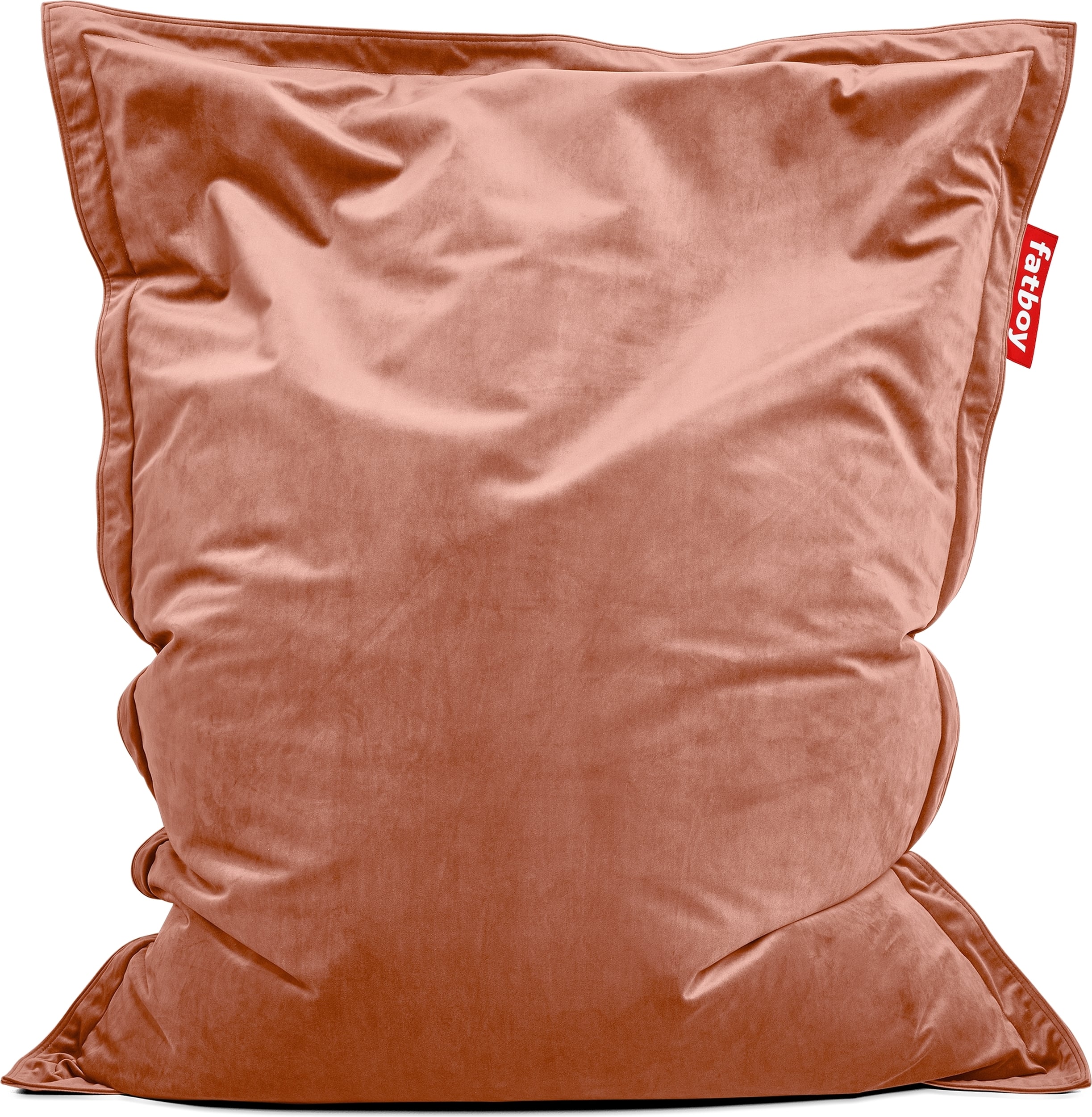 Fatboy The Original Slim Velvet Pouf rosabraun recycelt