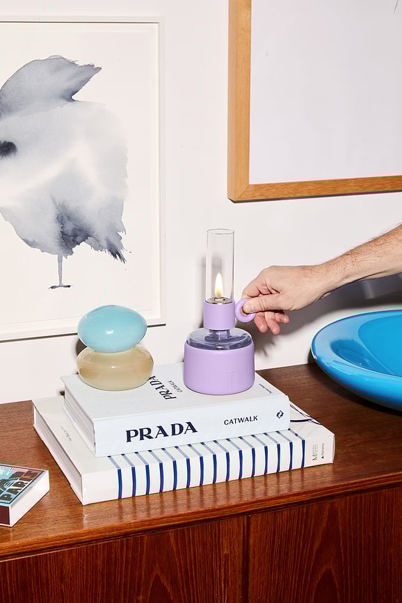 Flamtastique XS Λάμπα λαδιού, μαύρη