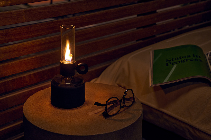 Flamtastique XS Λάμπα λαδιού, μαύρη