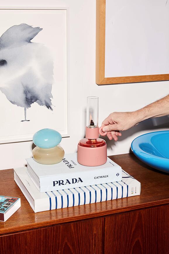 Flamtastique XS Λάμπα λαδιού, μαύρη