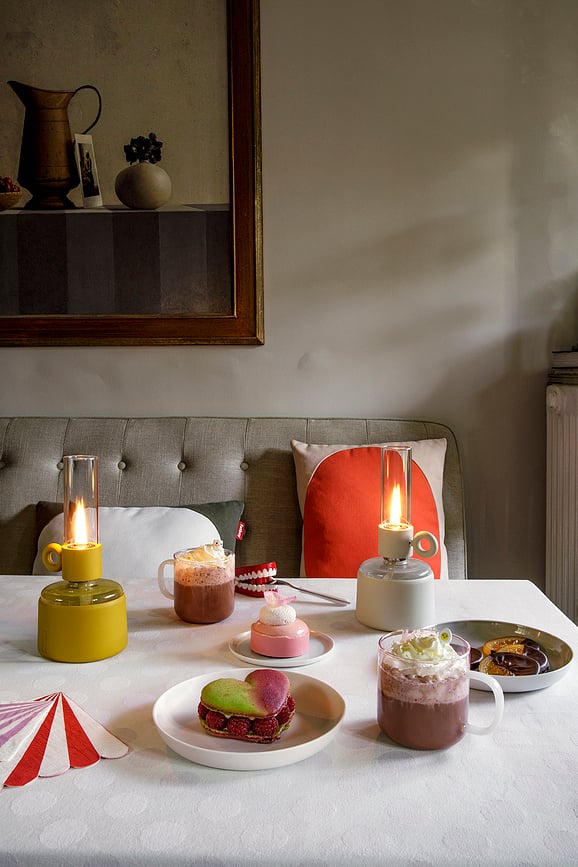 Flamtastique XS Oljna svetilka, črna