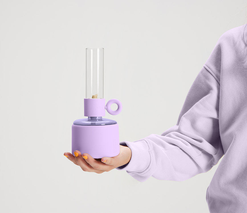 Flamtastique XS Oljna svetilka, črna