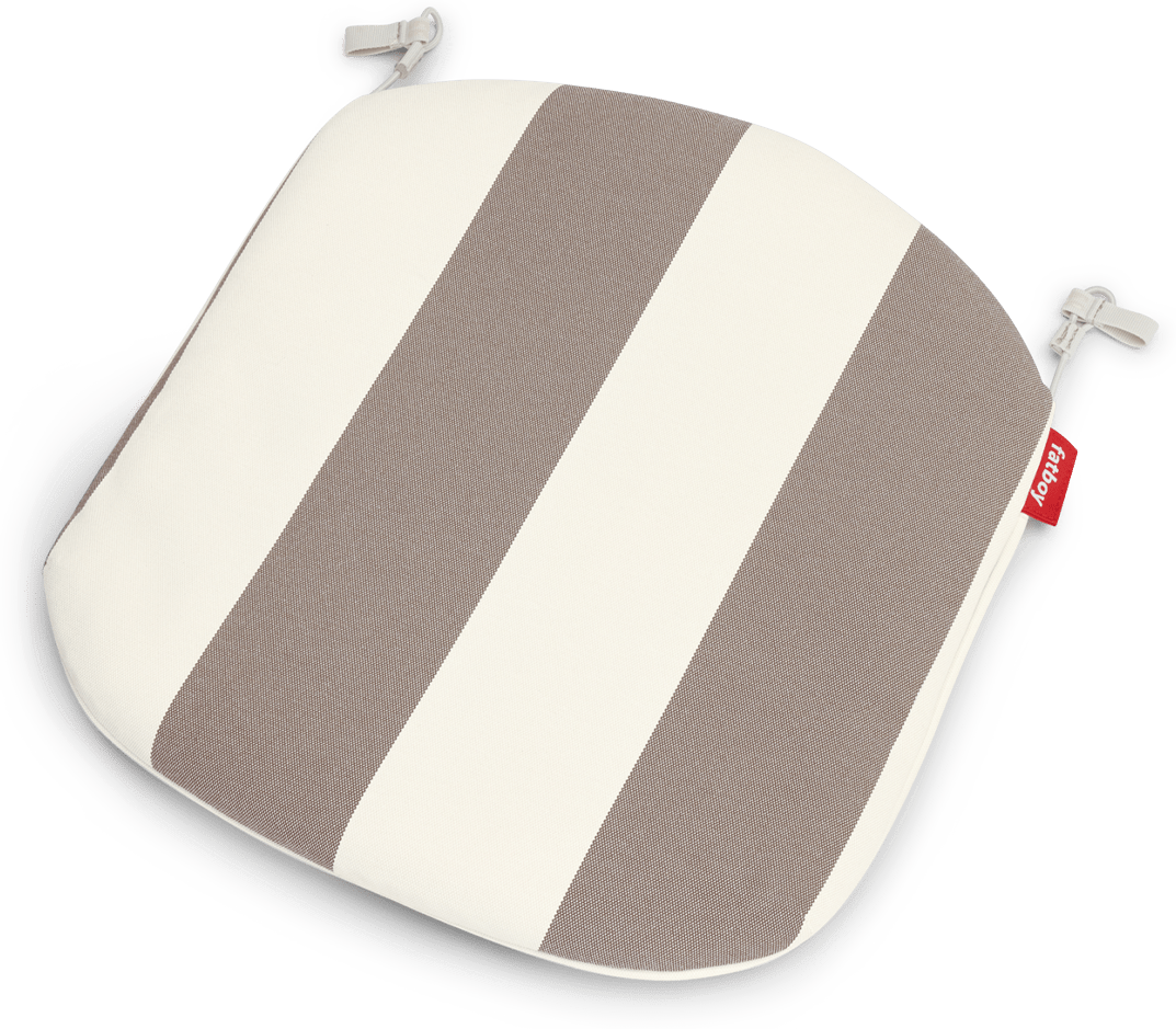Fred's Stuhlkissen, gestreift braun-creme