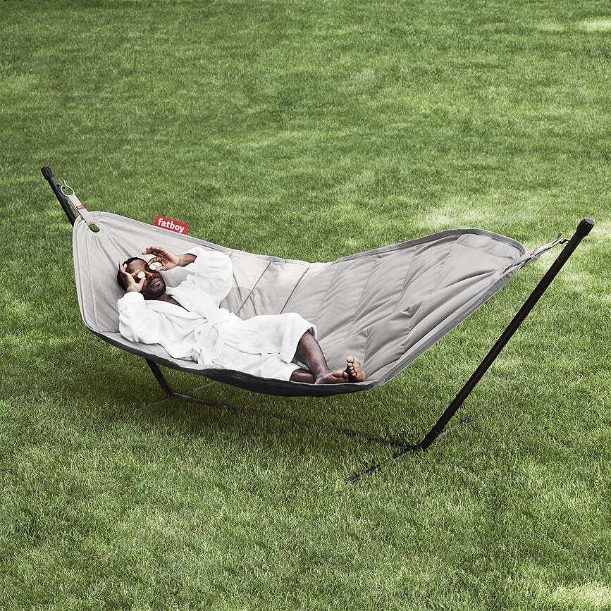 Headdemock Hamac avec support, bleu clair