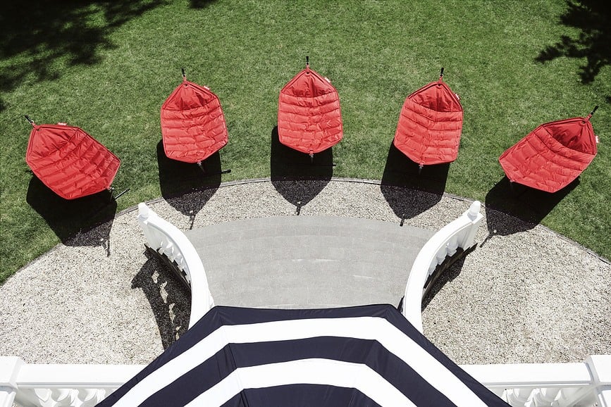 Headdemock Hamak s stojalom, svetlo moder