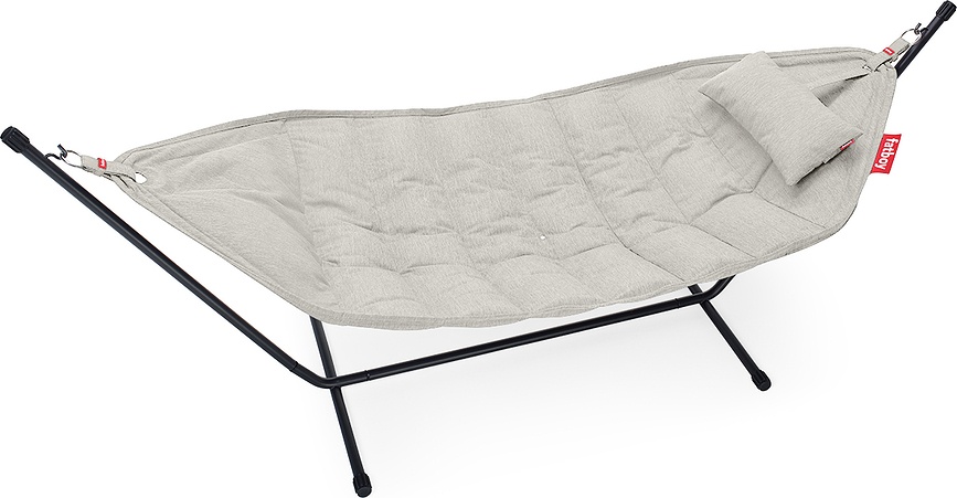 Headdemock Superb Hamac avec support et coussin, gris clair