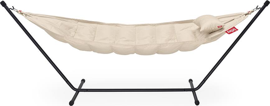 Headdemock Superb Hamac avec support et coussin, gris clair