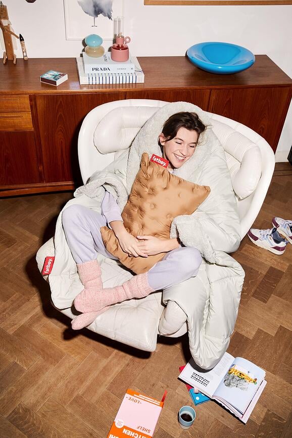 Hotspot Lungo Coussin Chauffant, gris brumeux