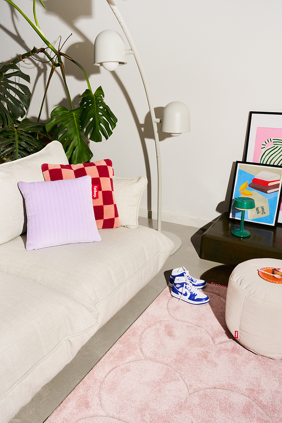 Hotspot Quadro Line Velvet Coussin chauffant, lilas