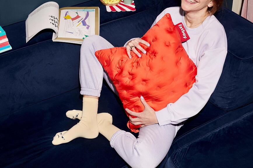 Hotspot Quadro Θερμαινόμενο Μαξιλάρι, καφέ toffee