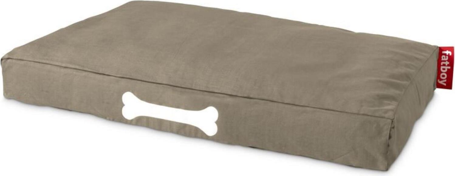Hundebett Doggielounge Canvas L 120 x 80 cm, braun