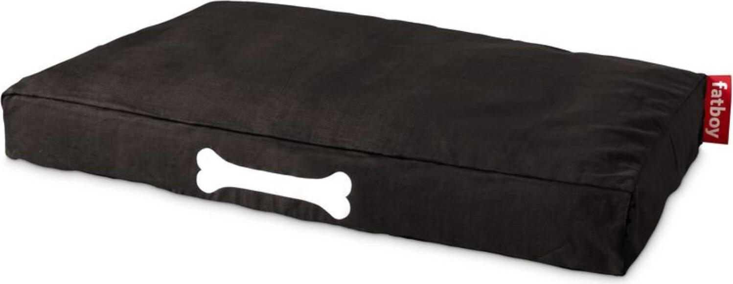 Hundebett Doggielounge Canvas L 120 x 80 cm, schwarz
