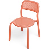 Krzesła ogrodowe Toni mandarynkowe 2 szt.