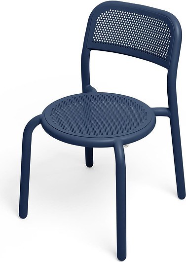 Krzesła ogrodowe Toni niebieskie 2 szt.