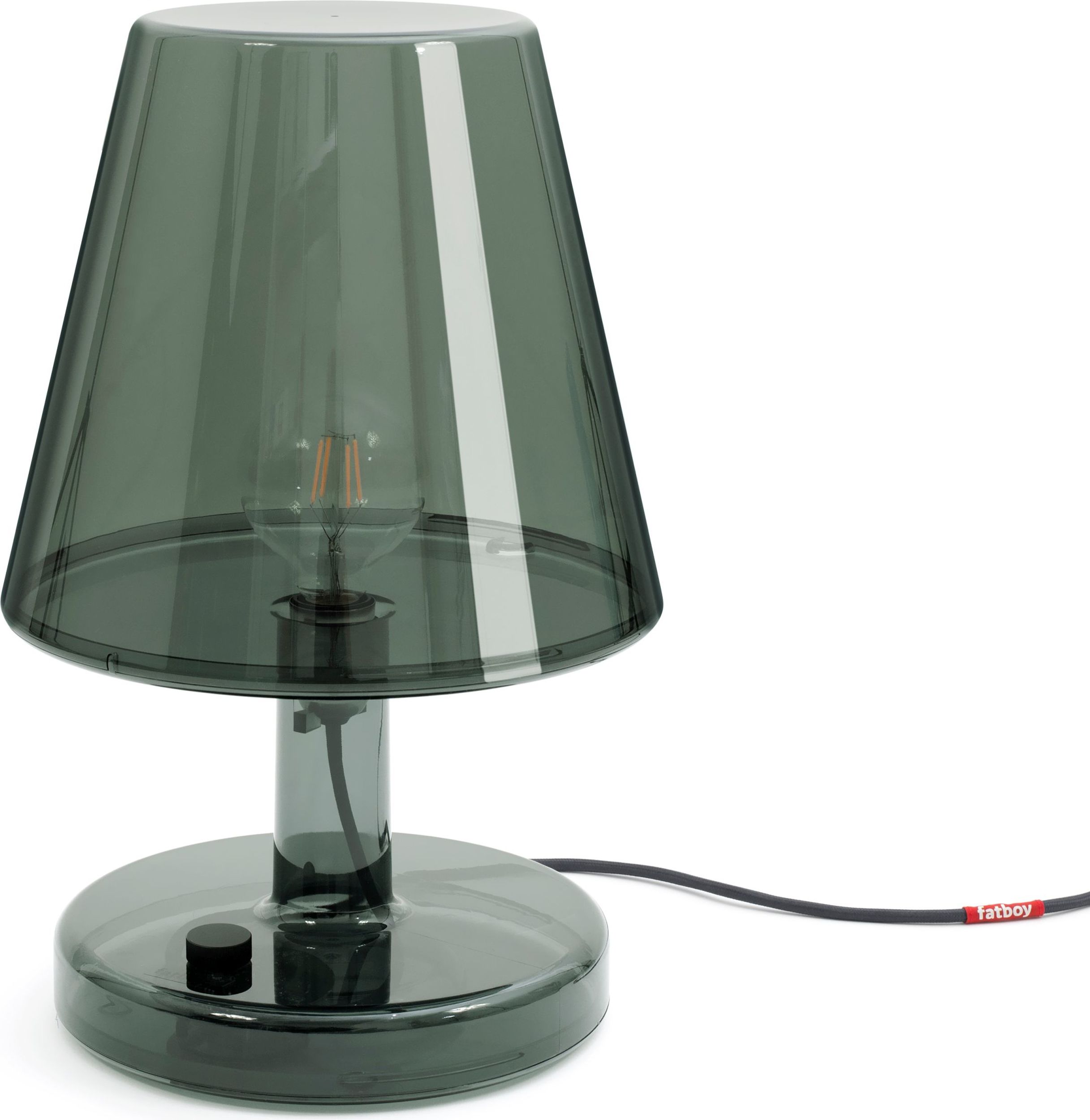 Lampa stołowa Trans-parents ciemnoszara