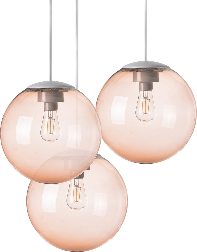 Lampa wisząca Spheremaker 3 brązowa