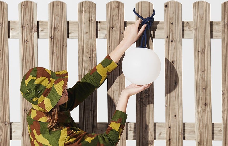 Lámpara inalámbrica Bolleke, color topo