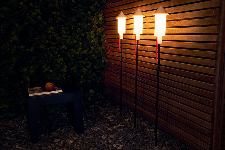 Lámparas de jardín Pret a Racket, Pack de 6 unidades