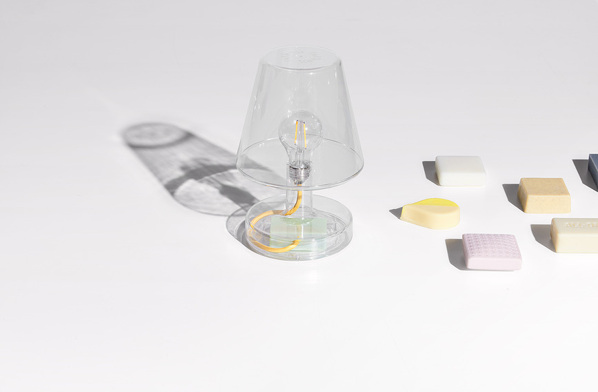 Lámparas de Mesa inalámbricas Transloetje, transparentes, 6 unidades