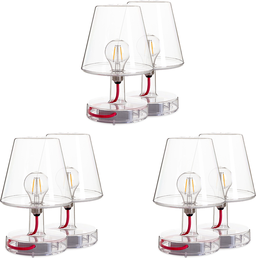Lámparas de Mesa inalámbricas Transloetje, Pack de 6 unidades