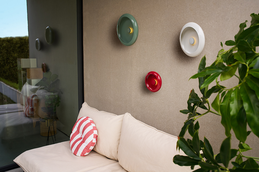 Lámparas inalámbricas Oloha, antracita, Pack de 3