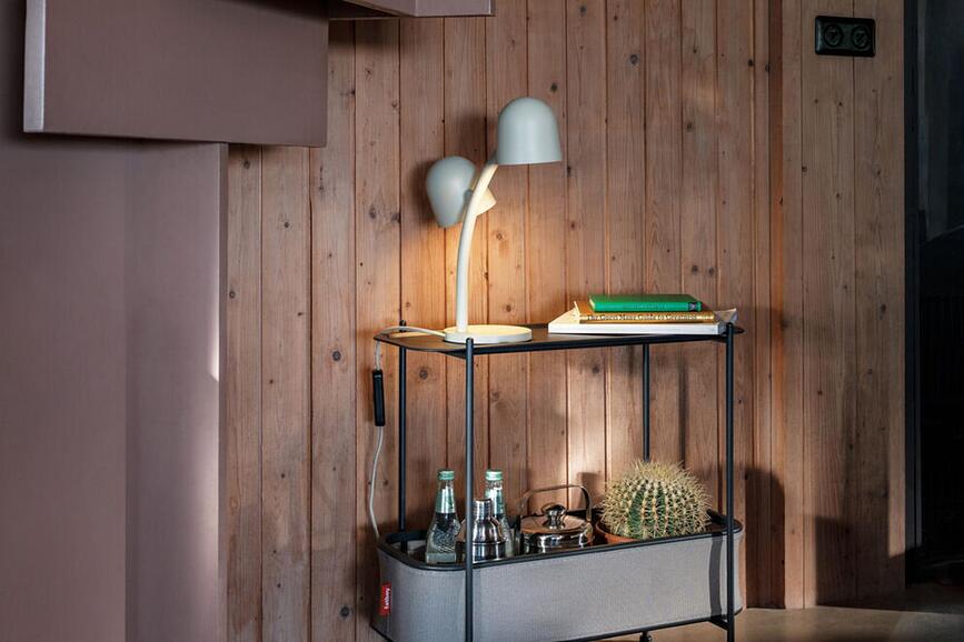 Little Lebow bordlampe, grøn