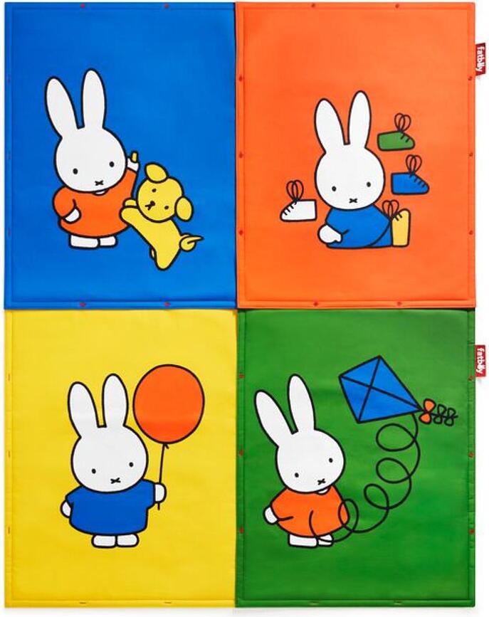 Miffy barnmatta 140 x 180 cm, blå