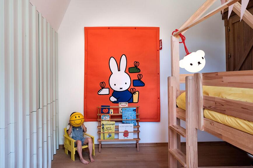 Miffy barnmatta 140 x 180 cm, blå
