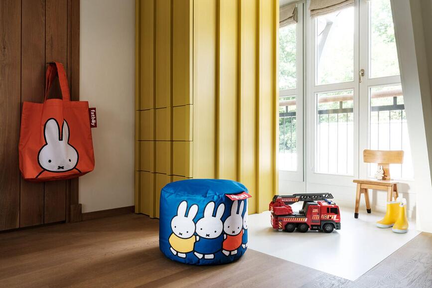 Miffy Kinderpouf 50 cm, blau