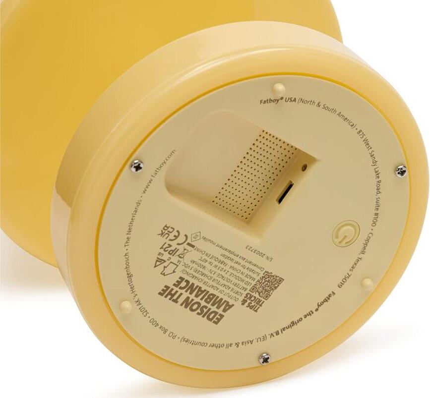 Настільна бездротова лампа Edison the Ambiance 25,3 cm, рожева