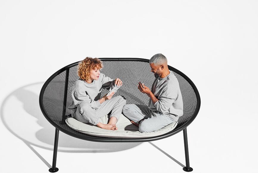 Netorious Blazina za stol, rjavo-bež črte