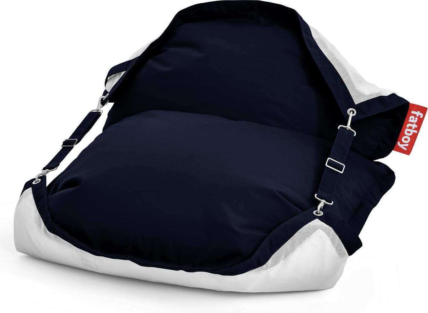 Original Floatzac Sitzkiste und Schwimmmatratze marineblau