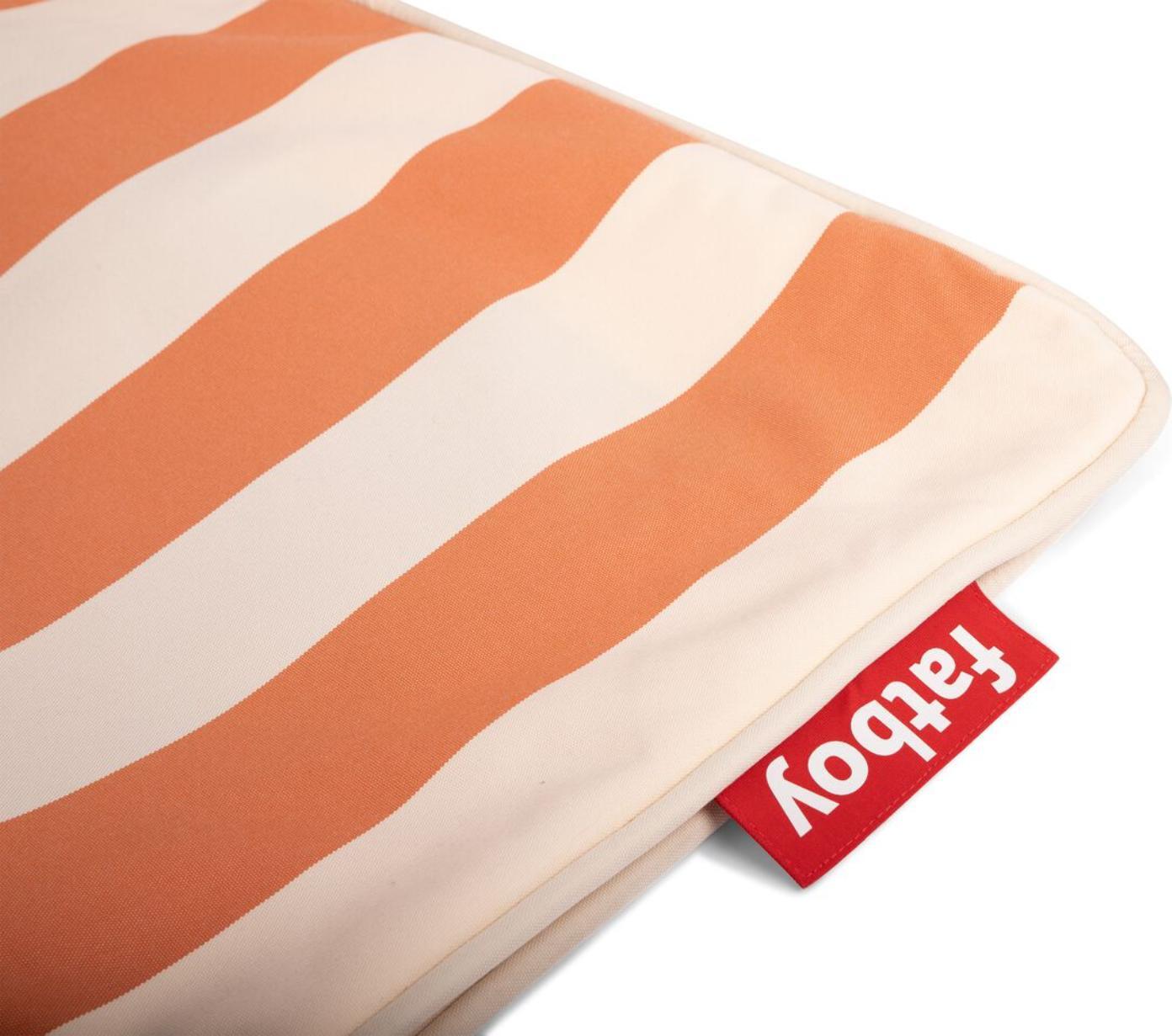 Paletti Bezug für Ecksofa rechts, gestreift, creme-orange