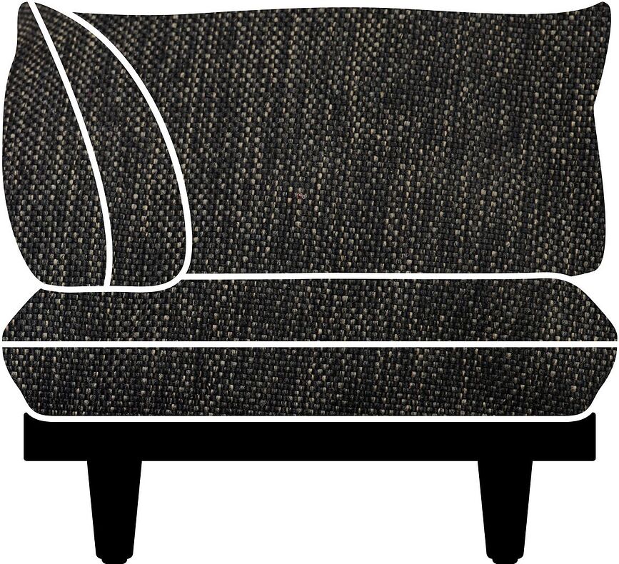 Paletti Housse de Canapé d'Angle, en tissu