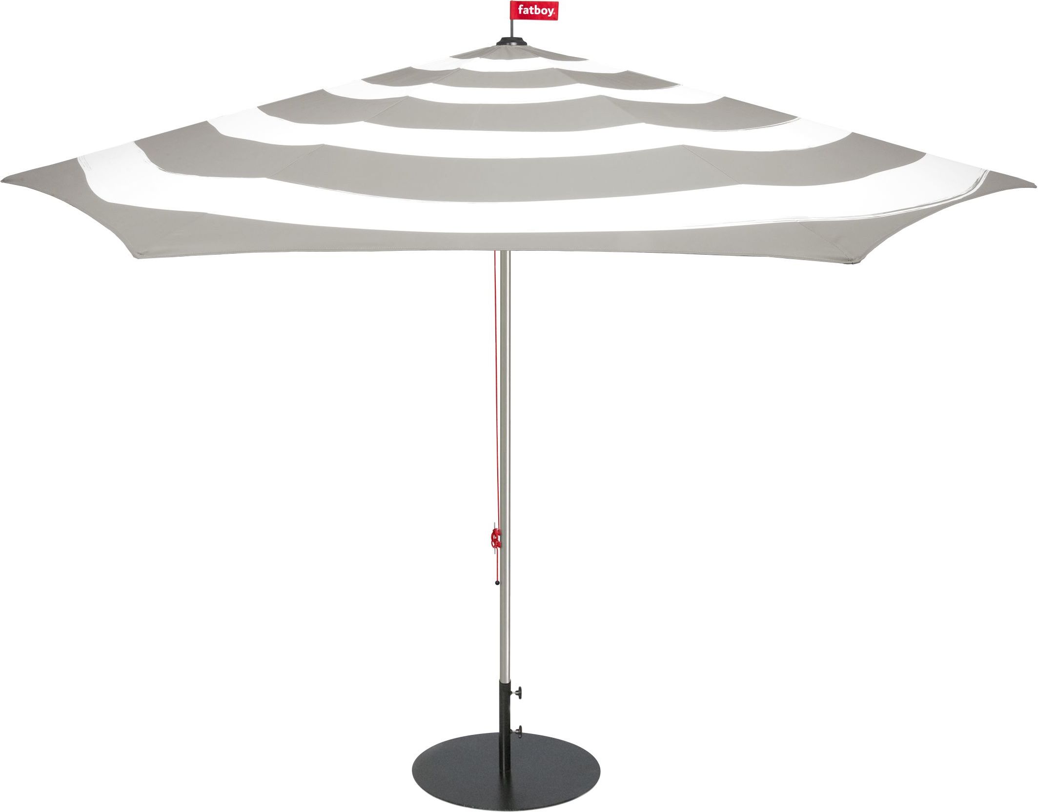 Parasol ogrodowy Stripesol jasnoszary